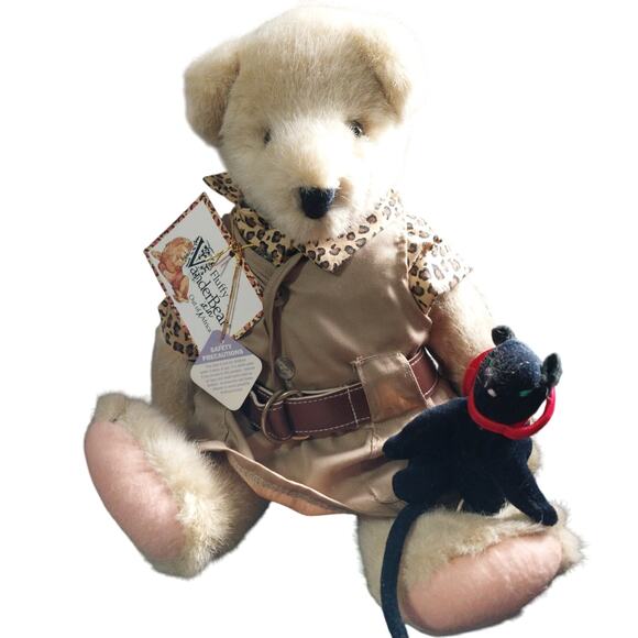 VINTAGE NWT! CORNELIUS VANDERBEAR, "OUT OF AFRICA" W/BLACK PANTHER! ORIG TAGS! - Picture 2 of 9